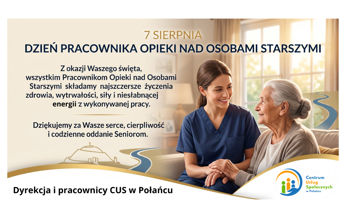 Zdjęcie do 7 sierpnia Dzień Pracownika Opieki nad Osobami Starszymi