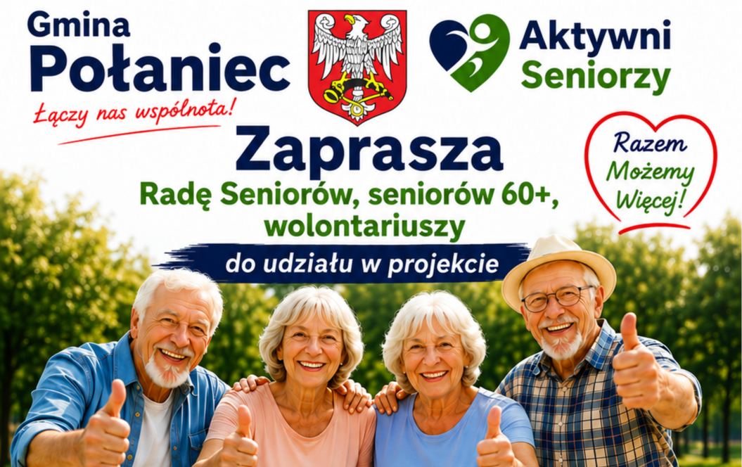 Zdjęcie do &bdquo;Połączmy pokolenia &ndash; działajmy razem!&rdquo;. Rusza bezpłatny projekt dla mieszkańc&oacute;w Gminy Połaniec