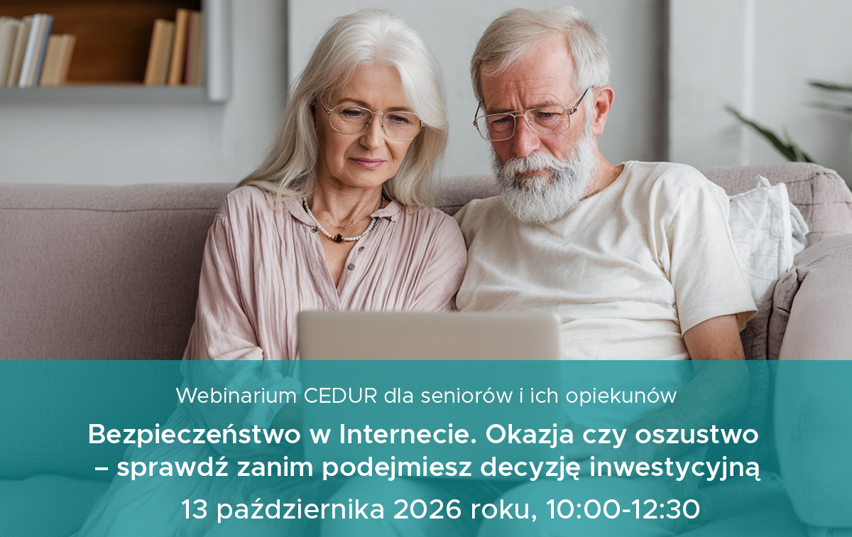 Zdjęcie do Bezpieczny senior w sieci. Bezpłatne webinarium o oszustwach i fałszywych inwestycjach