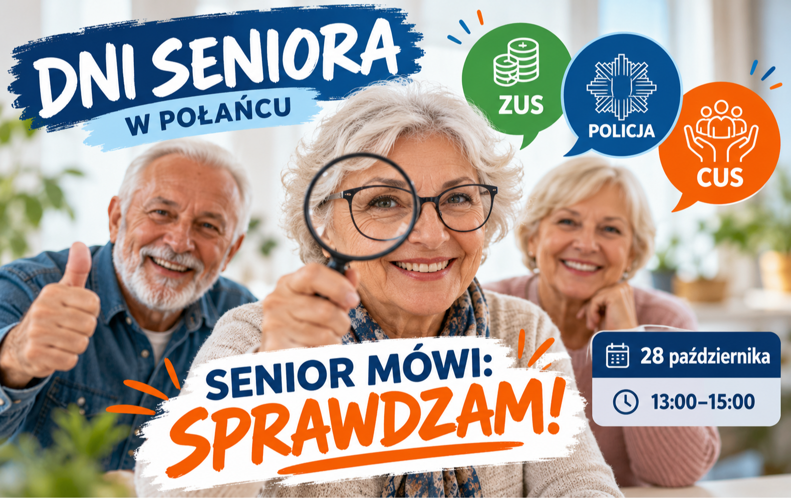 Zdjęcie do Dni Seniora 2026 w Połańcu &ndash; &bdquo;Senior m&oacute;wi: SPRAWDZAM!